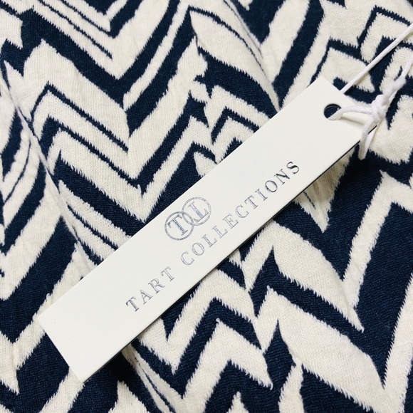 NWT Bomber Cardigan Zip Up sweater Tart Navy - Picture 2 of 8